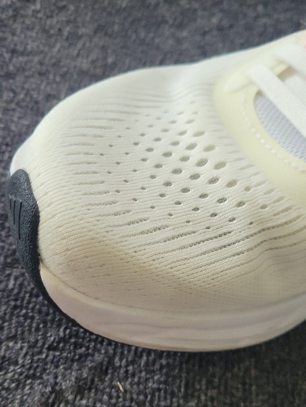 adidas Women's White Running Shoes with Teal Stripes and Pink Accents - Picture 6 of 7